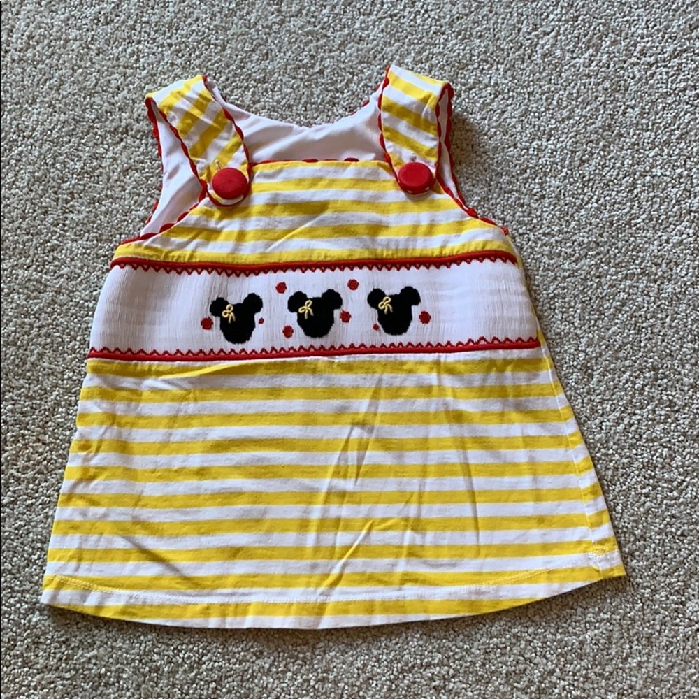 Smocked Mickey Mouse shirt